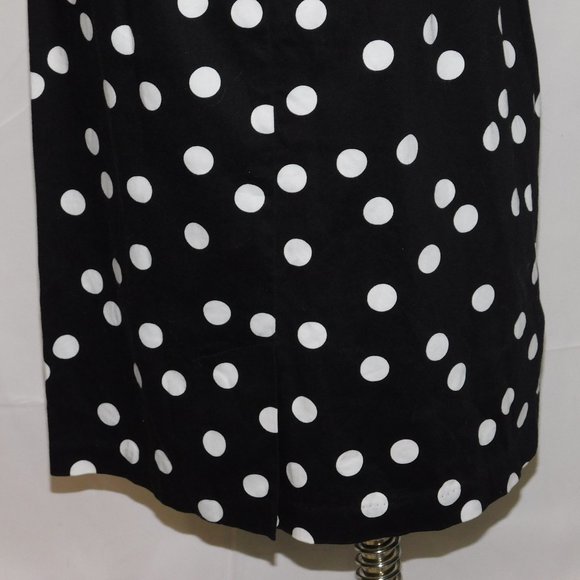 Shabby Apple Black Polka Dot Dress Size 6 - Picture 7 of 9